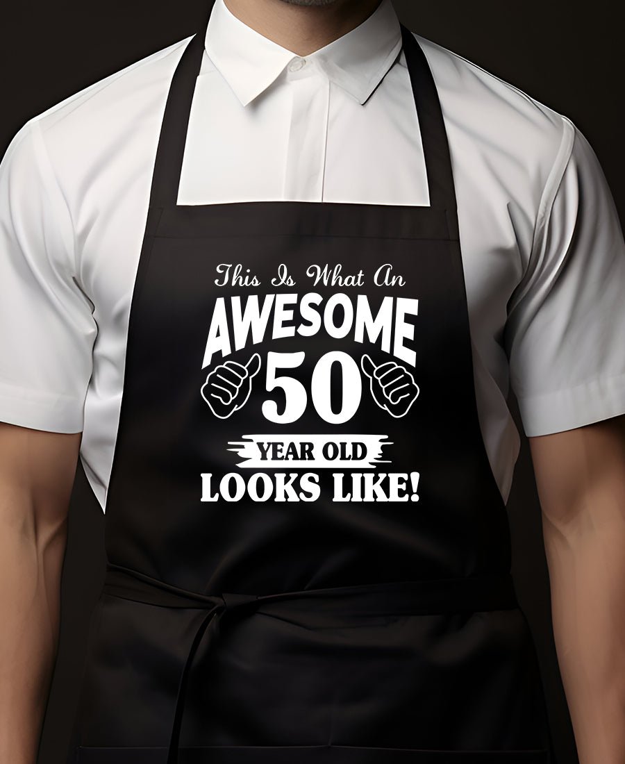 Schort Awesome 50 - Koning Spandoek Schort Awesome 50