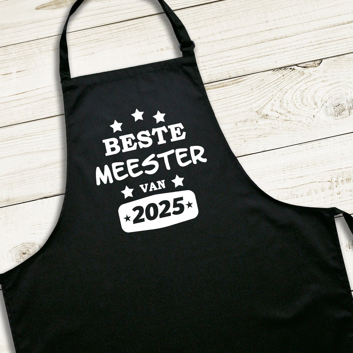 Schort Beste Meester - Koning Spandoek Schort Beste Meester