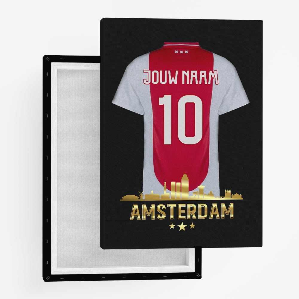 Amsterdam Skyline wanddecoratie - Koning Spandoek Amsterdam Skyline wanddecoratie