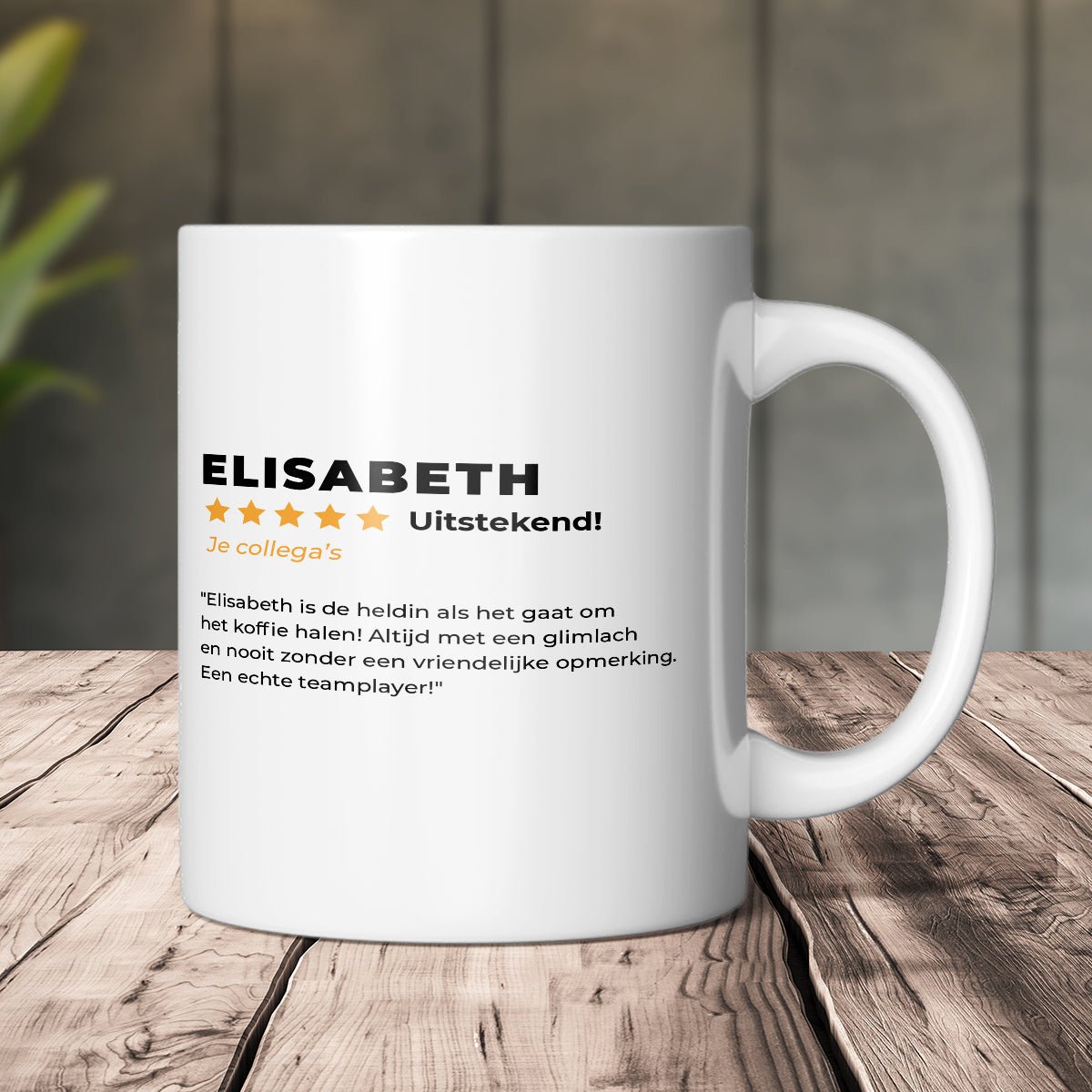 Review / Beoordeling mok - Koning Spandoek Review / Beoordeling mok