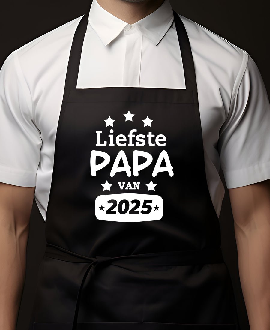 Schort Liefste Papa 2025 - Koning Spandoek Schort Liefste Papa 2025