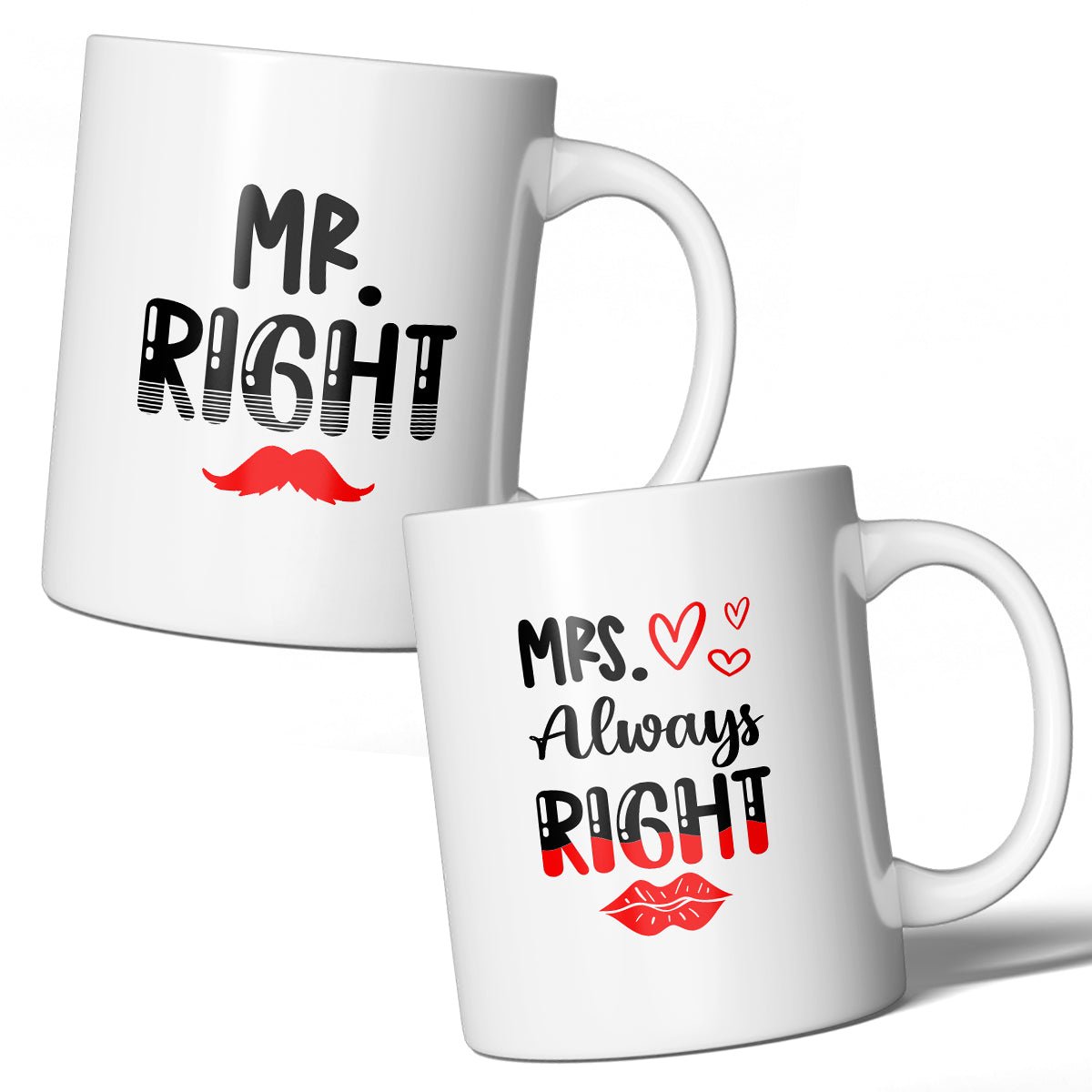 Geschenkenset MR. RIGHT AND MRS. ALWAYS RIGHT - Koning Spandoek Geschenkenset MR. RIGHT AND MRS. ALWAYS RIGHT