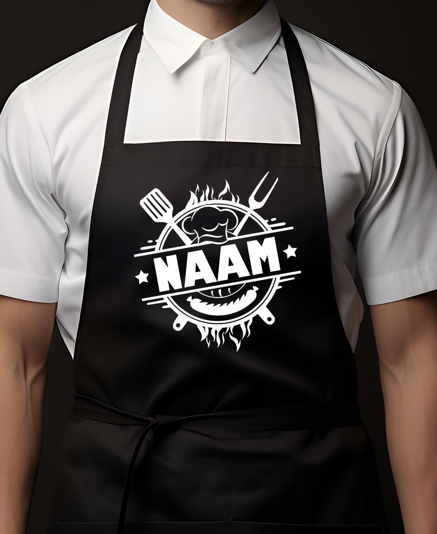 Schort met Naam (rond) - Koning Spandoek Schort met Naam (rond)