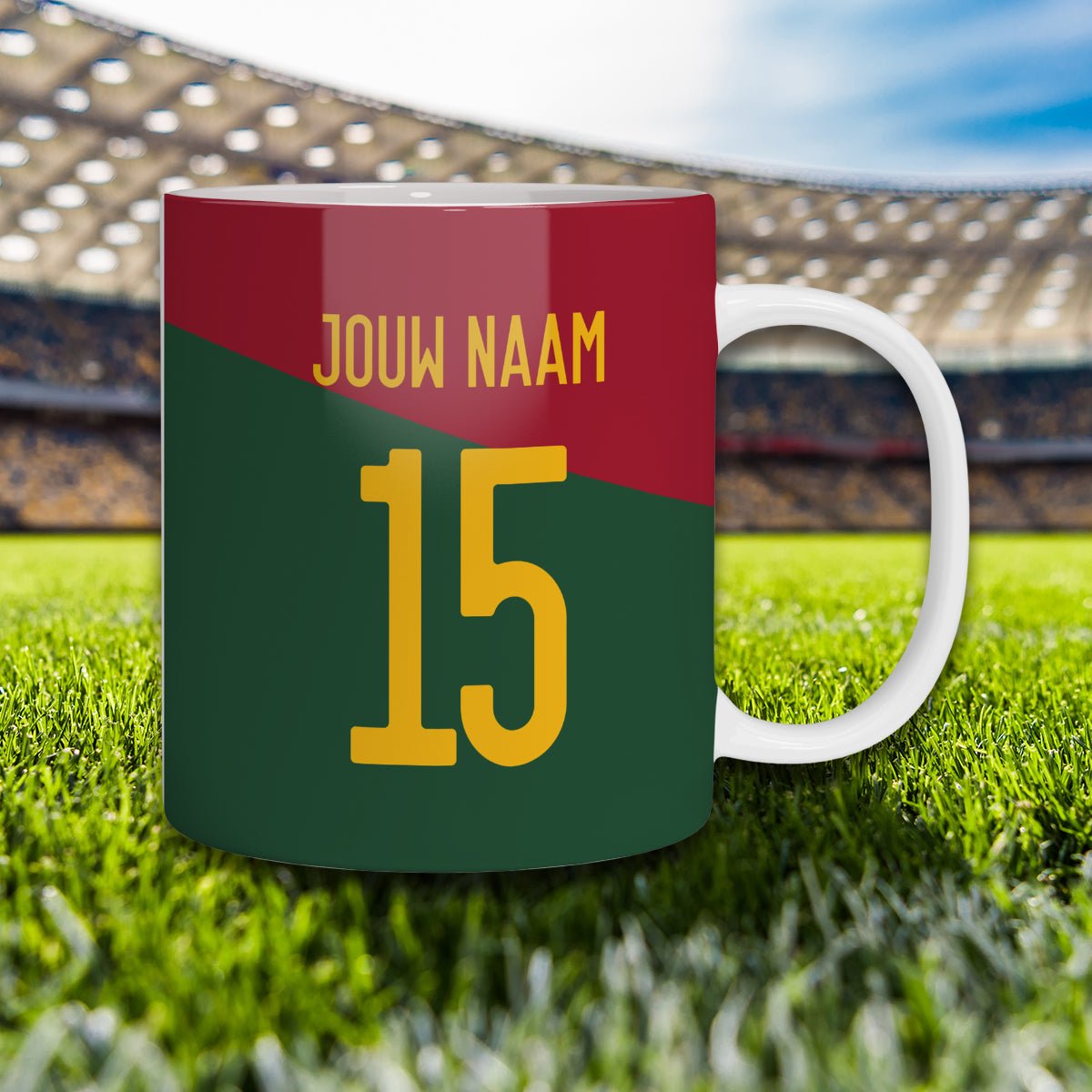 Portugal Voetbal Mok - Koning Spandoek Portugal Voetbal Mok