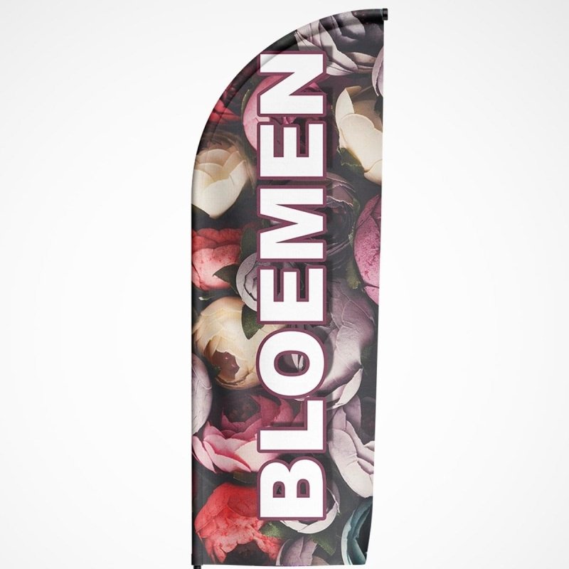 Beachvlag Bloemen