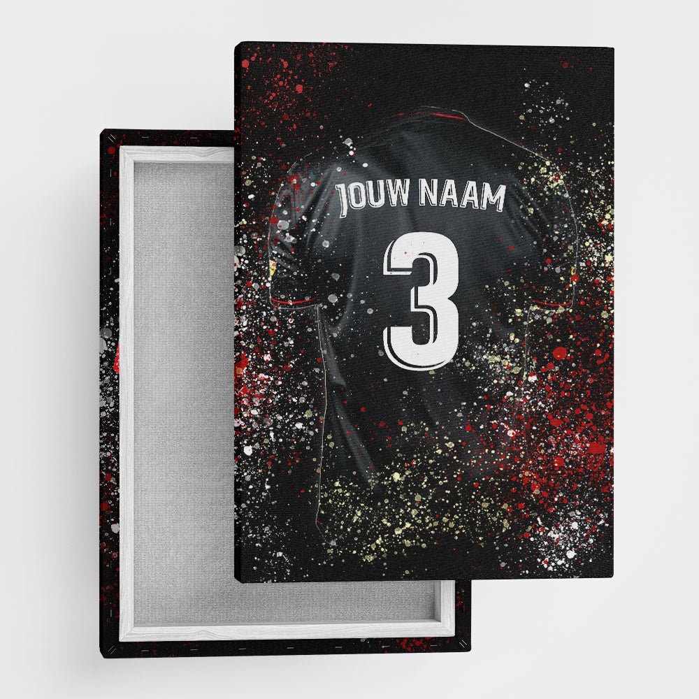 Excelsior Rotterdam shirt wanddecoratie - Koning Spandoek Excelsior Rotterdam shirt wanddecoratie