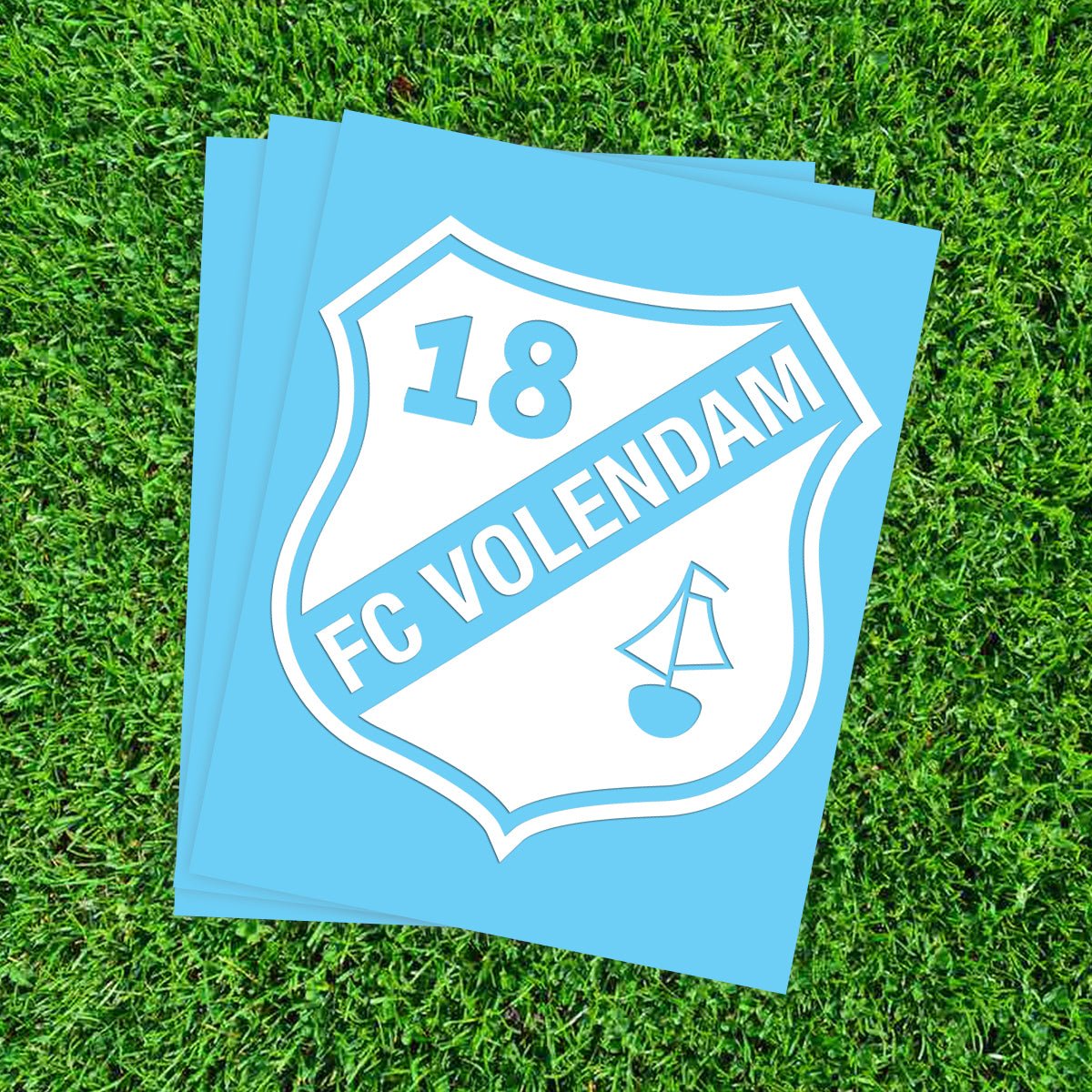FC Volendam Container Stickers XL - 3 stuks - Kliko stickers - Koning Spandoek FC Volendam Container Stickers XL - 3 stuks - Kliko stickers
