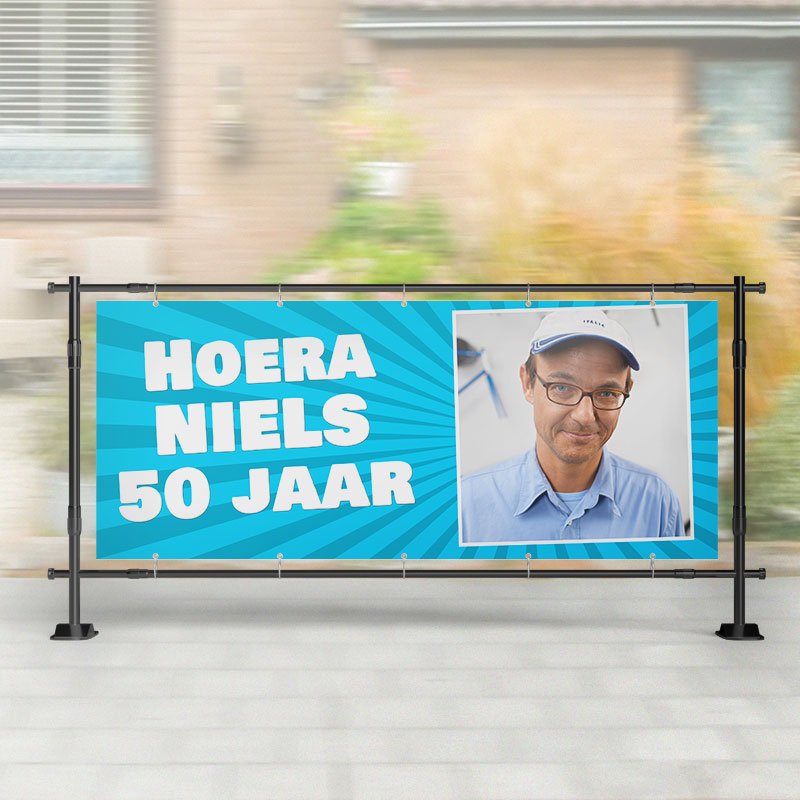 Spandoek Abraham | Foto Abraham blauw