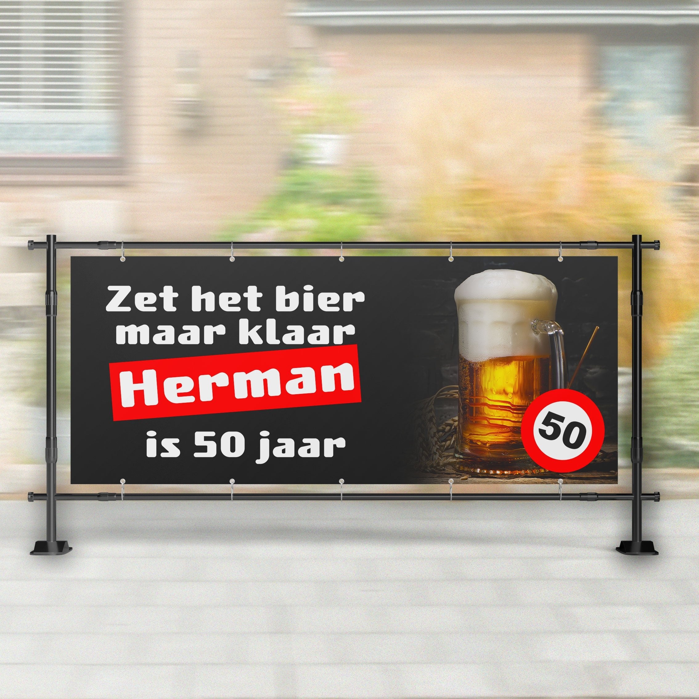 Spandoek Abraham | Zet het bier maar klaar