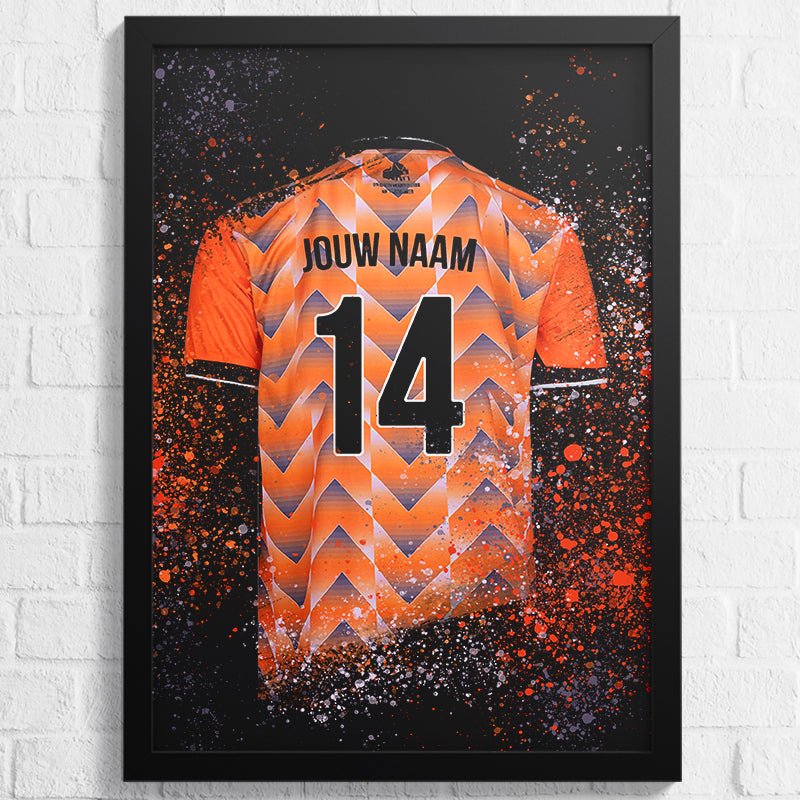 FC Volendam shirt wanddecoratie - Koning Spandoek FC Volendam shirt wanddecoratie