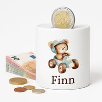👶 Baby Spaarpot met naam - Koning Spandoek