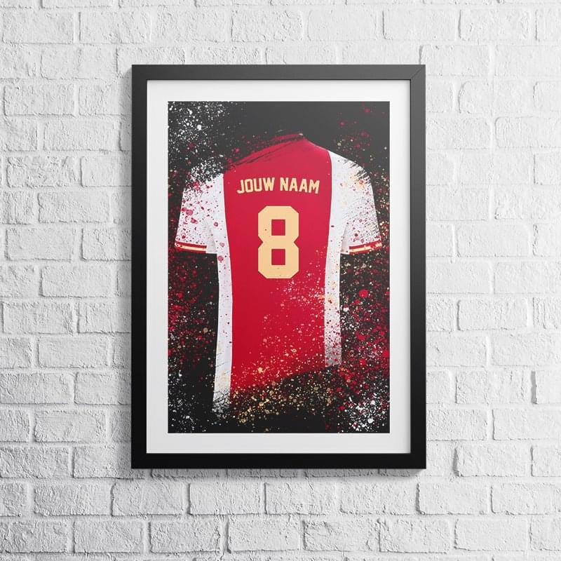 Ajax shirt wanddecoratie
