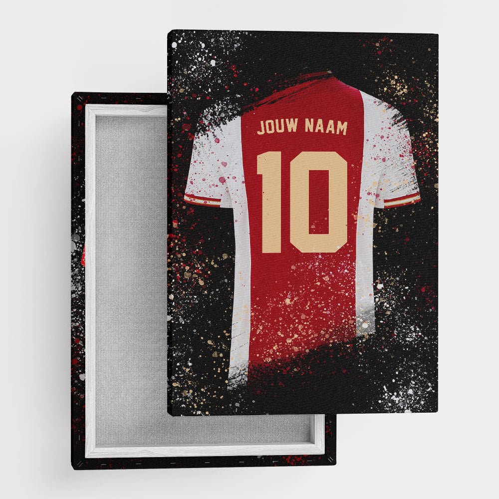 Ajax shirt wanddecoratie - Koning Spandoek Ajax shirt wanddecoratie