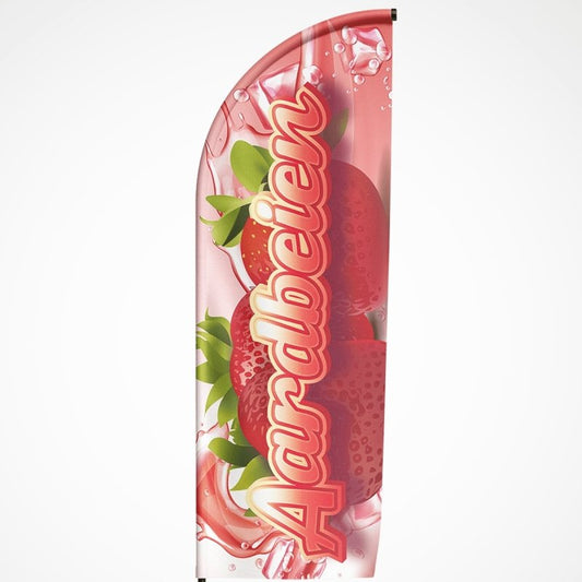Beachvlag Aardbeien