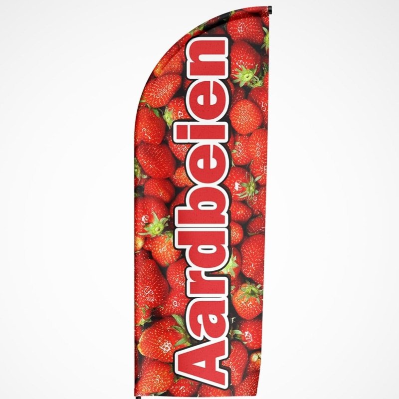 Beachvlag Aardbeien