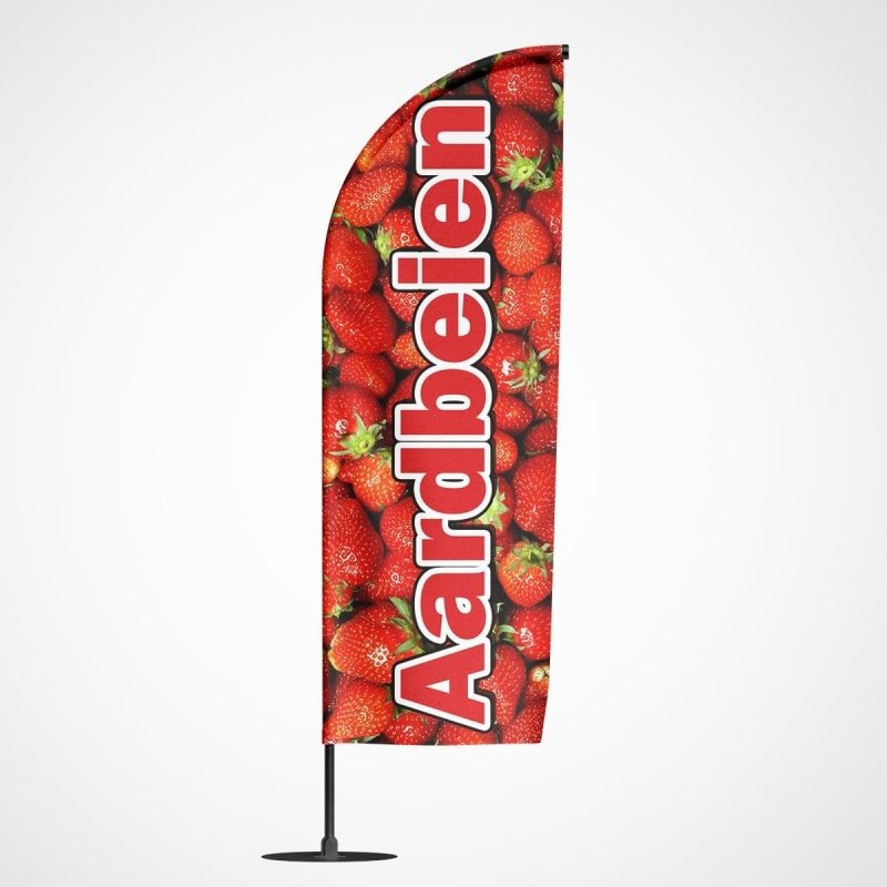 Beachvlag Aardbeien