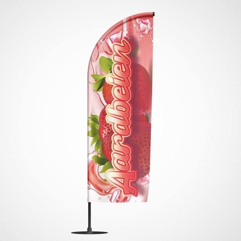 Beachvlag Aardbeien