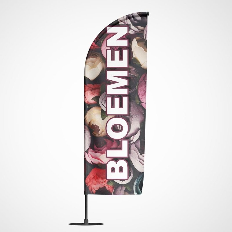 Beachvlag Bloemen