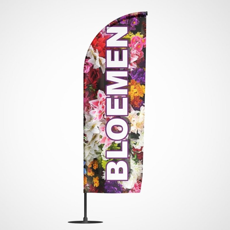 Beachvlag Bloemen