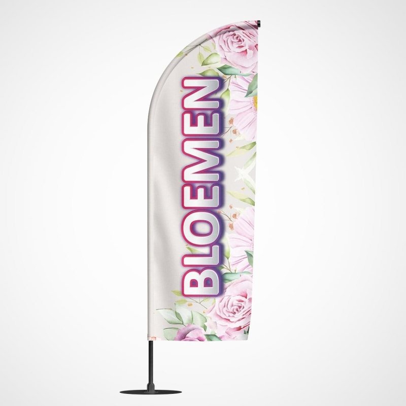 Beachvlag Bloemen