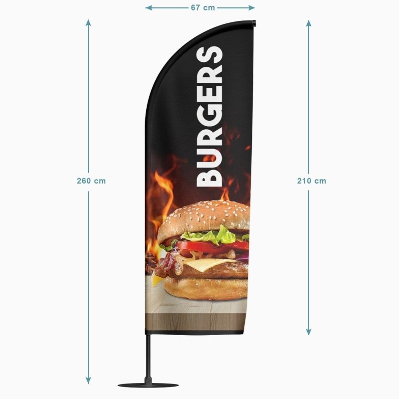 Beachvlag Hamburger