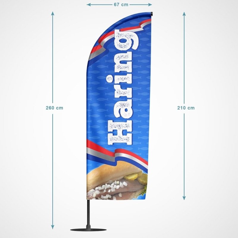 Beachvlag Haring