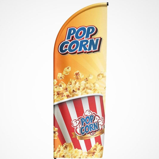 Beachvlag Popcorn
