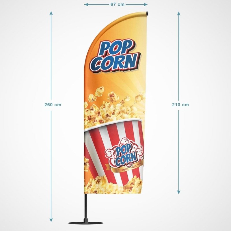 Beachvlag Popcorn