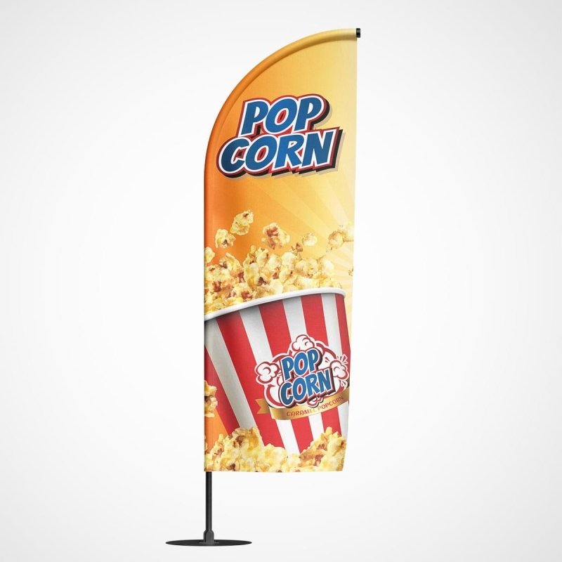 Beachvlag Popcorn