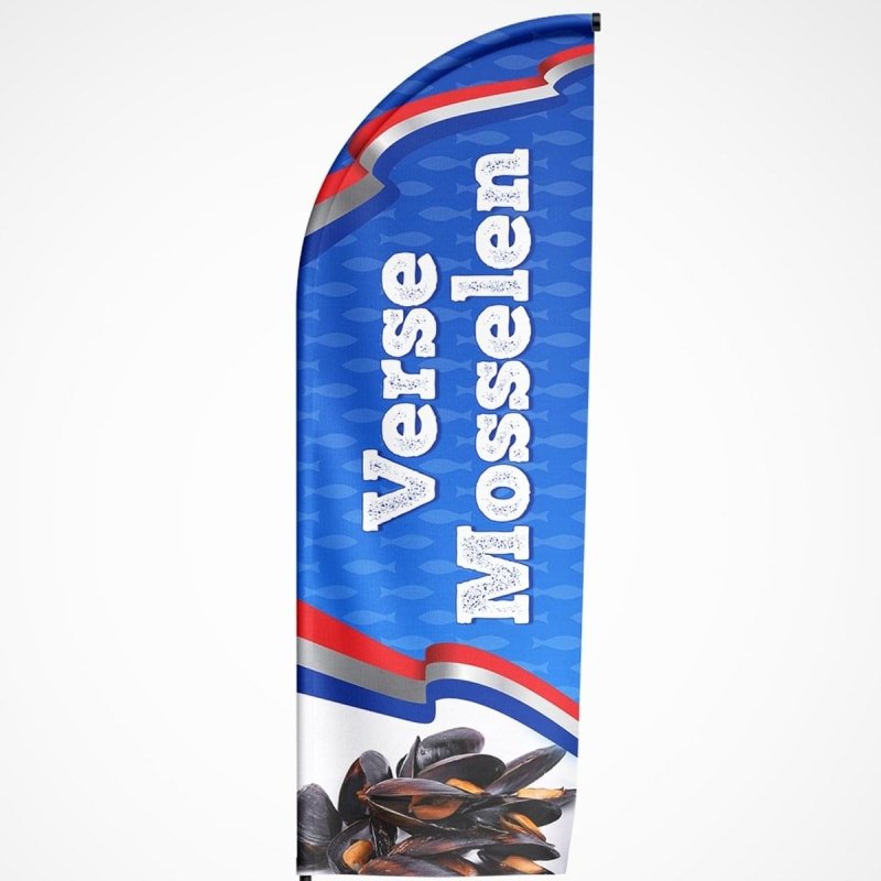 Beachvlag Verse Mosselen