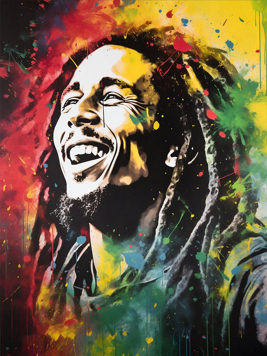 Bob Marley Poster - Koning Spandoek Bob Marley Poster