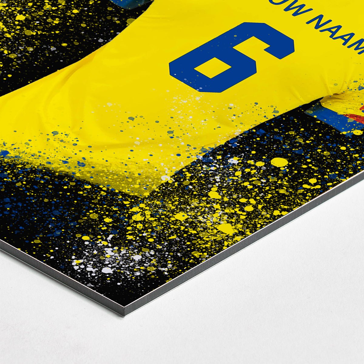 Cambuur Leeuwarden shirt wanddecoratie - Koning Spandoek Cambuur Leeuwarden shirt wanddecoratie