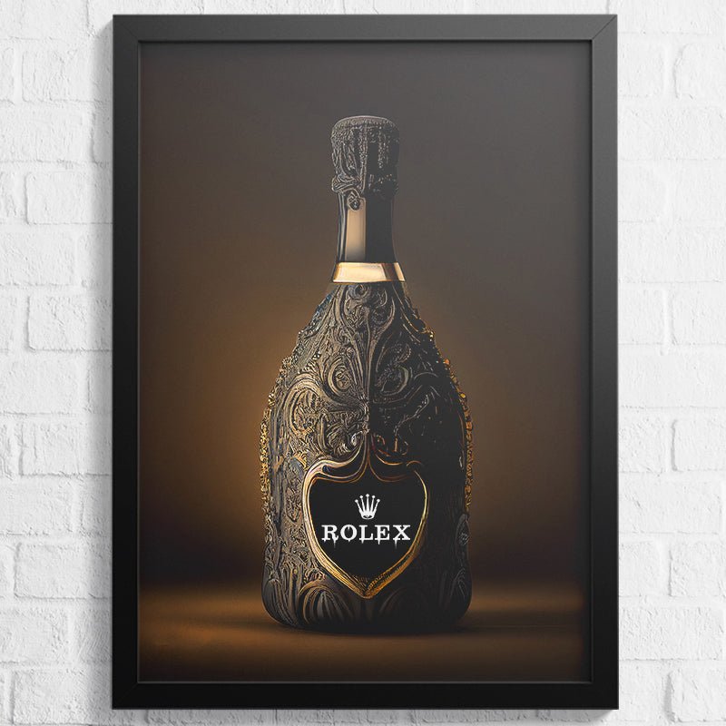 Dom Perignon Champagne - Rolex - Poster - Koning Spandoek Dom Perignon Champagne - Rolex - Poster