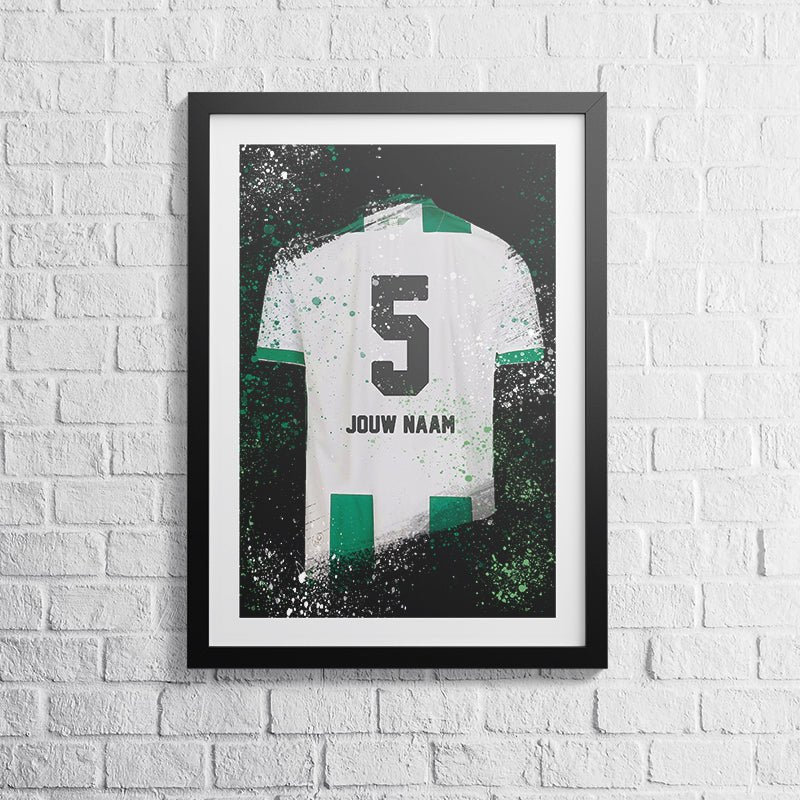 FC Groningen shirt wanddecoratie