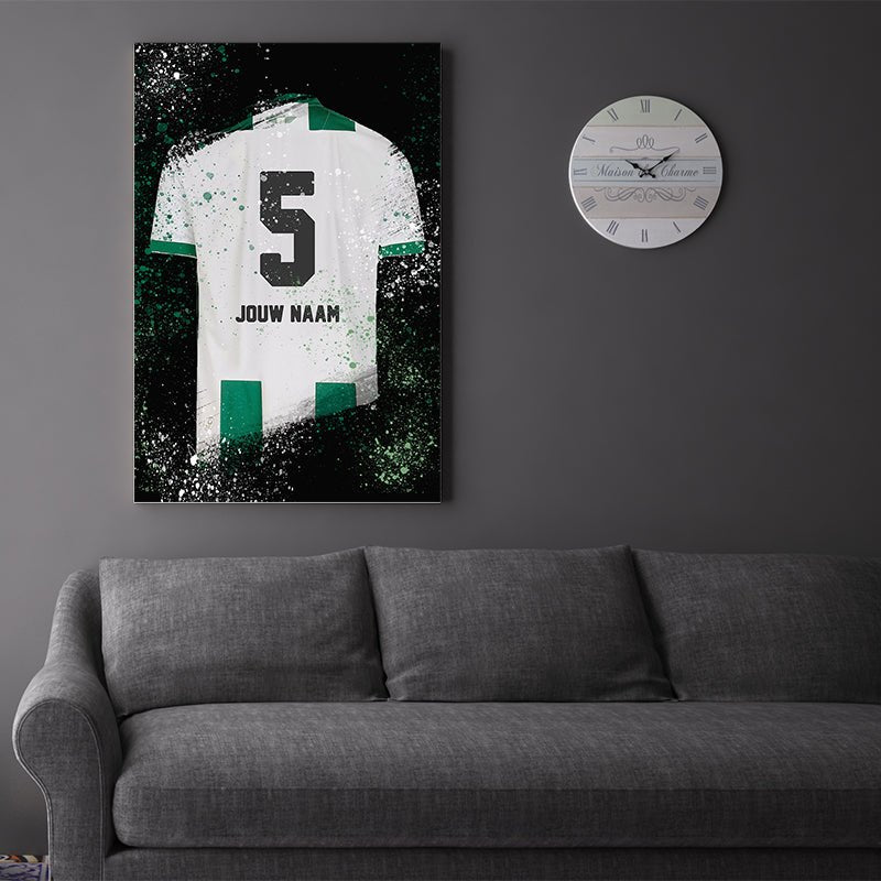 FC Groningen shirt wanddecoratie