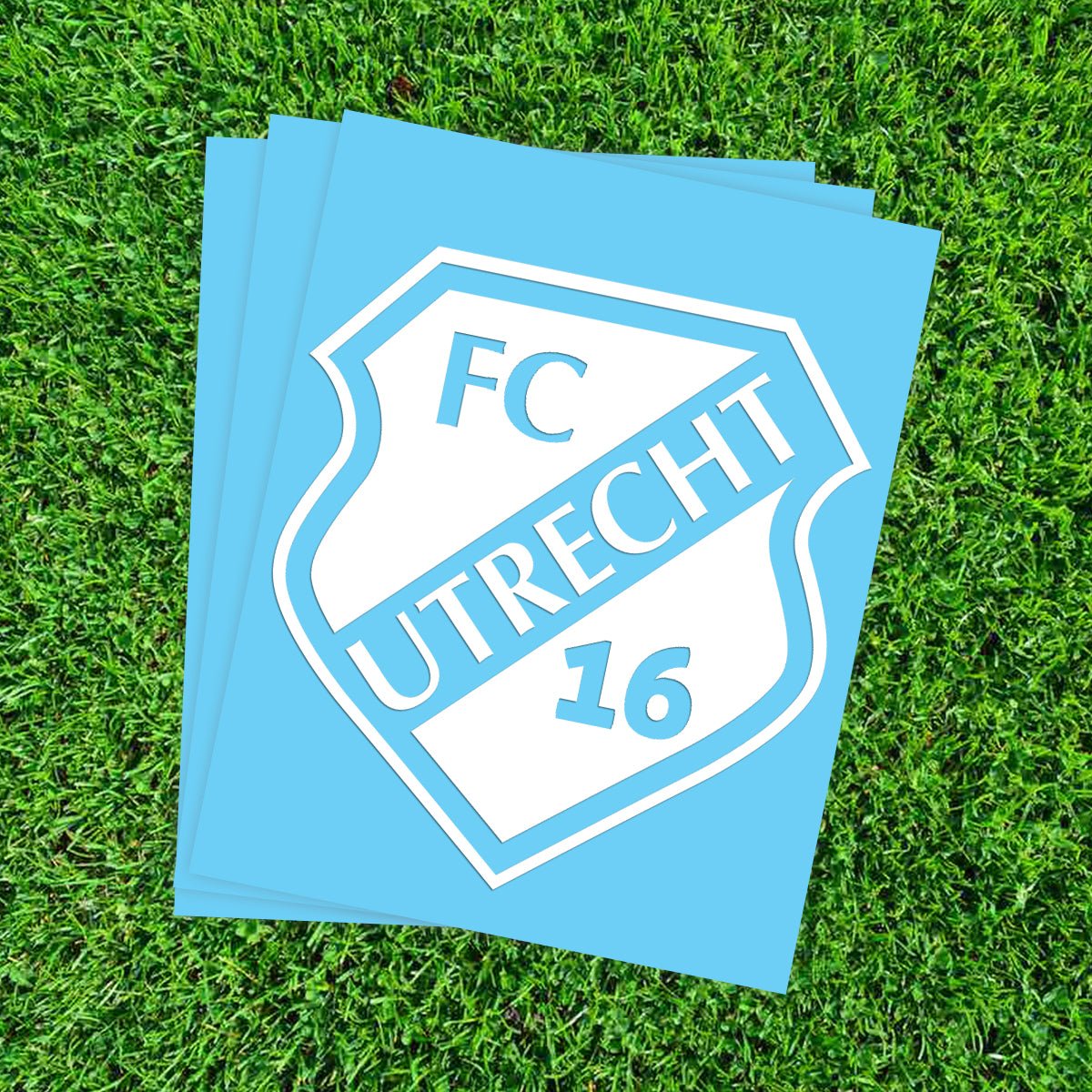 FC Utrecht Container Stickers XL - 3 stuks - Kliko stickers - Koning Spandoek FC Utrecht Container Stickers XL - 3 stuks - Kliko stickers