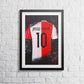 Feyenoord shirt wanddecoratie