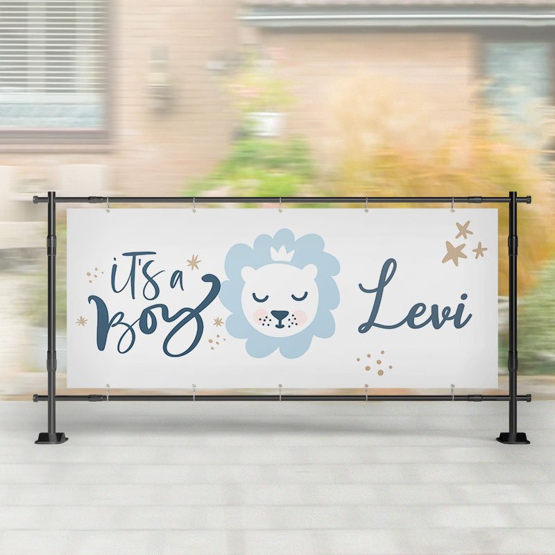 Geboorte spandoek | Leeuw It's a Boy