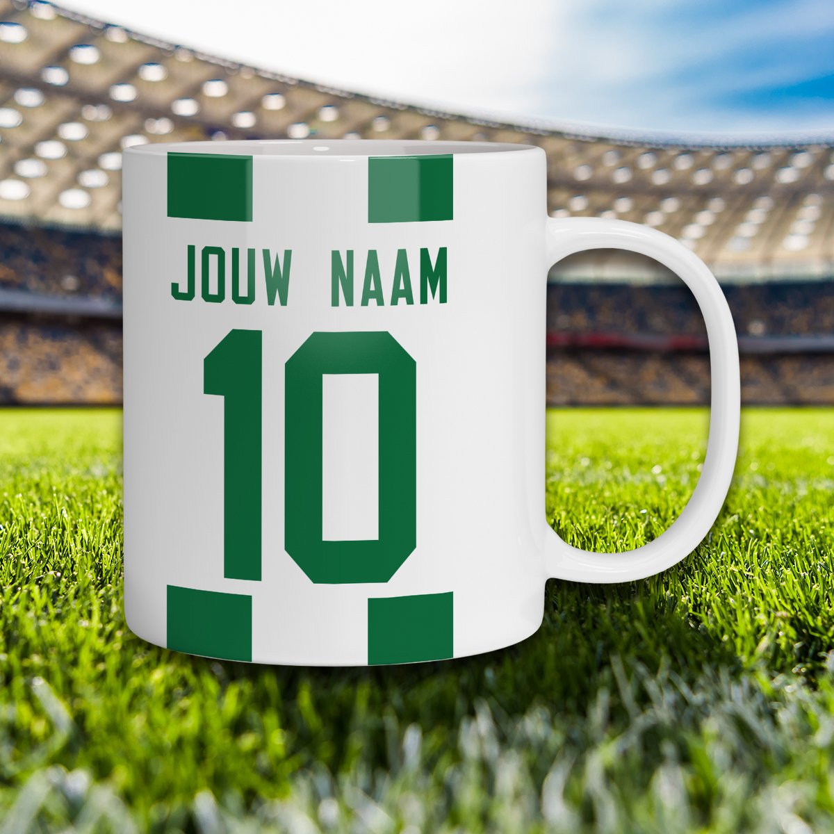 FC Groningen Voetbal Mok - Koning Spandoek FC Groningen Voetbal Mok