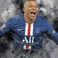Poster Kylian Mbappé PSG - Paris Saint German - Koning Spandoek Kopie van Poster PSG Messi , Neymar en Mbappé