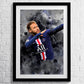 Poster Neymar PSG - Paris Saint German - Voetbal Poster - Koning Spandoek Poster Neymar PSG - Paris Saint German - Voetbal Poster