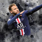 Poster Neymar PSG - Paris Saint German - Voetbal Poster - Koning Spandoek Poster Neymar PSG - Paris Saint German - Voetbal Poster