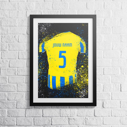 RKC Waalwijk shirt wanddecoratie