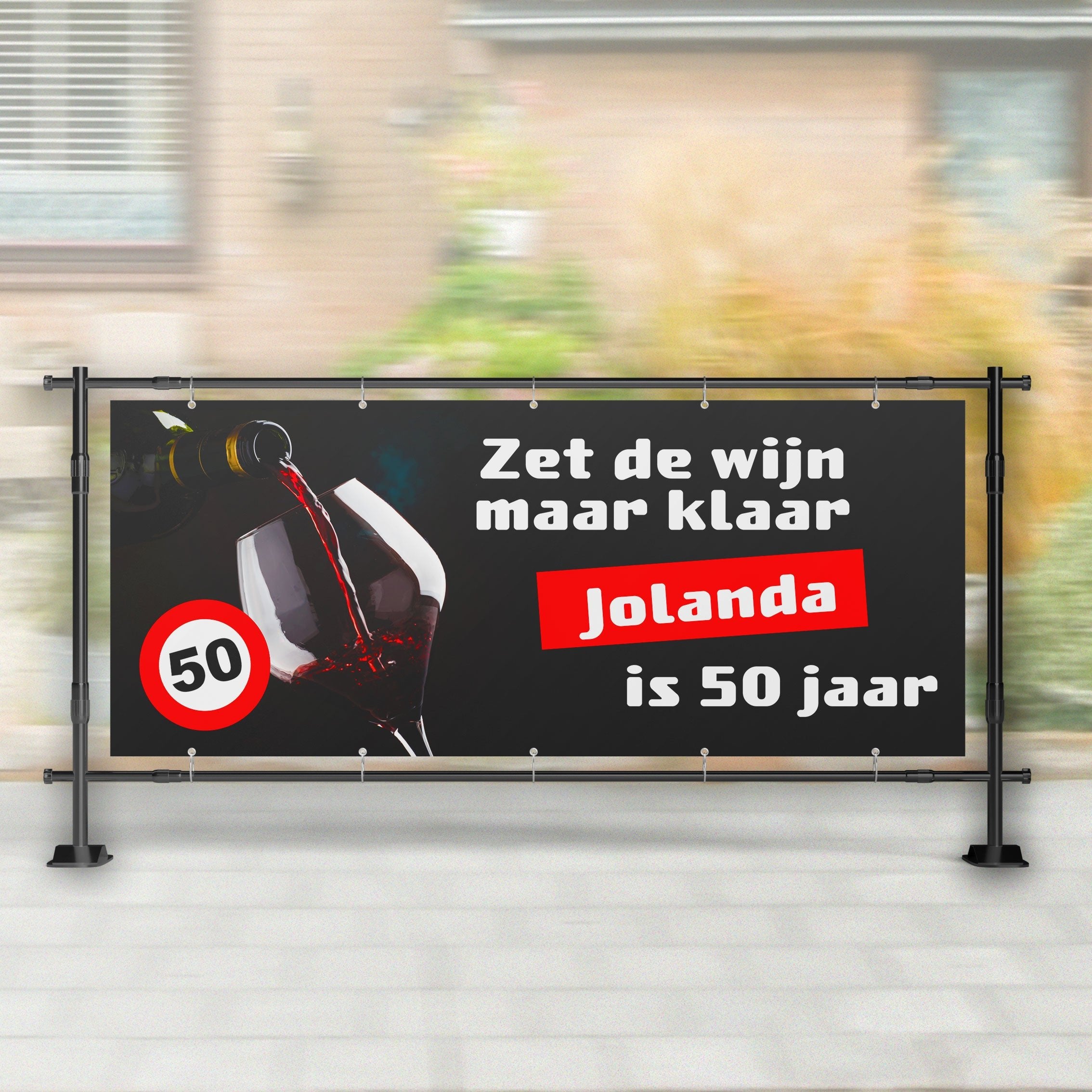 Spandoek Sarah | Zet de Wijn maar klaar