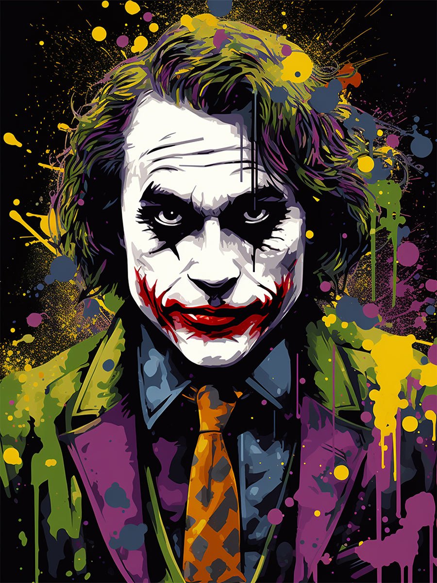 The Joker - Heath Ledger Poster - Koning Spandoek The Joker - Heath Ledger Poster