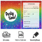 Uitnodiging kinderfeestje - 20 stuks - Glitter - Koning Spandoek Uitnodiging kinderfeestje - 20 stuks - Glitter