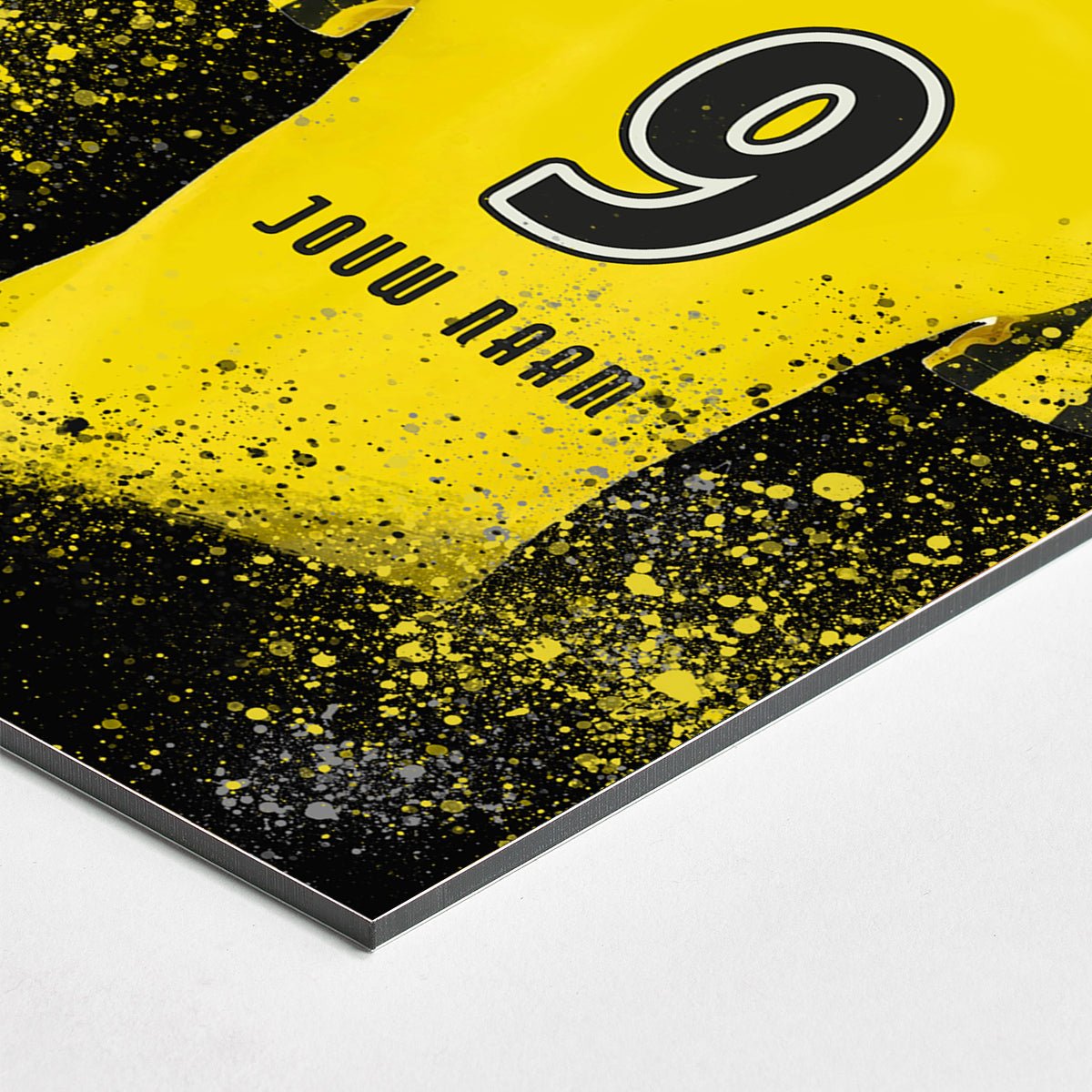 Vitesse Arnhem shirt wanddecoratie - Koning Spandoek Vitesse Arnhem shirt wanddecoratie